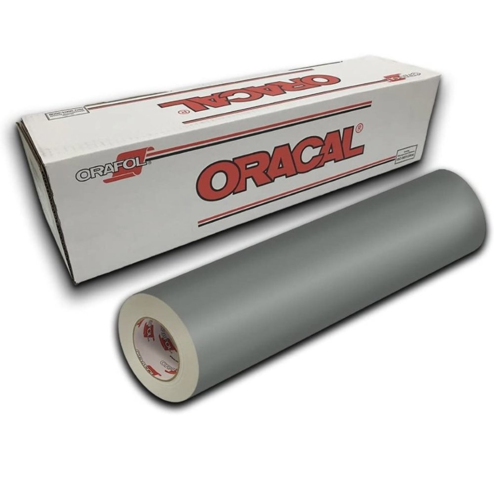 12" x 5 Feet MIDDLE GREY Oracal 651 Cricut Hobby Craft Decal Vinyl Sticker